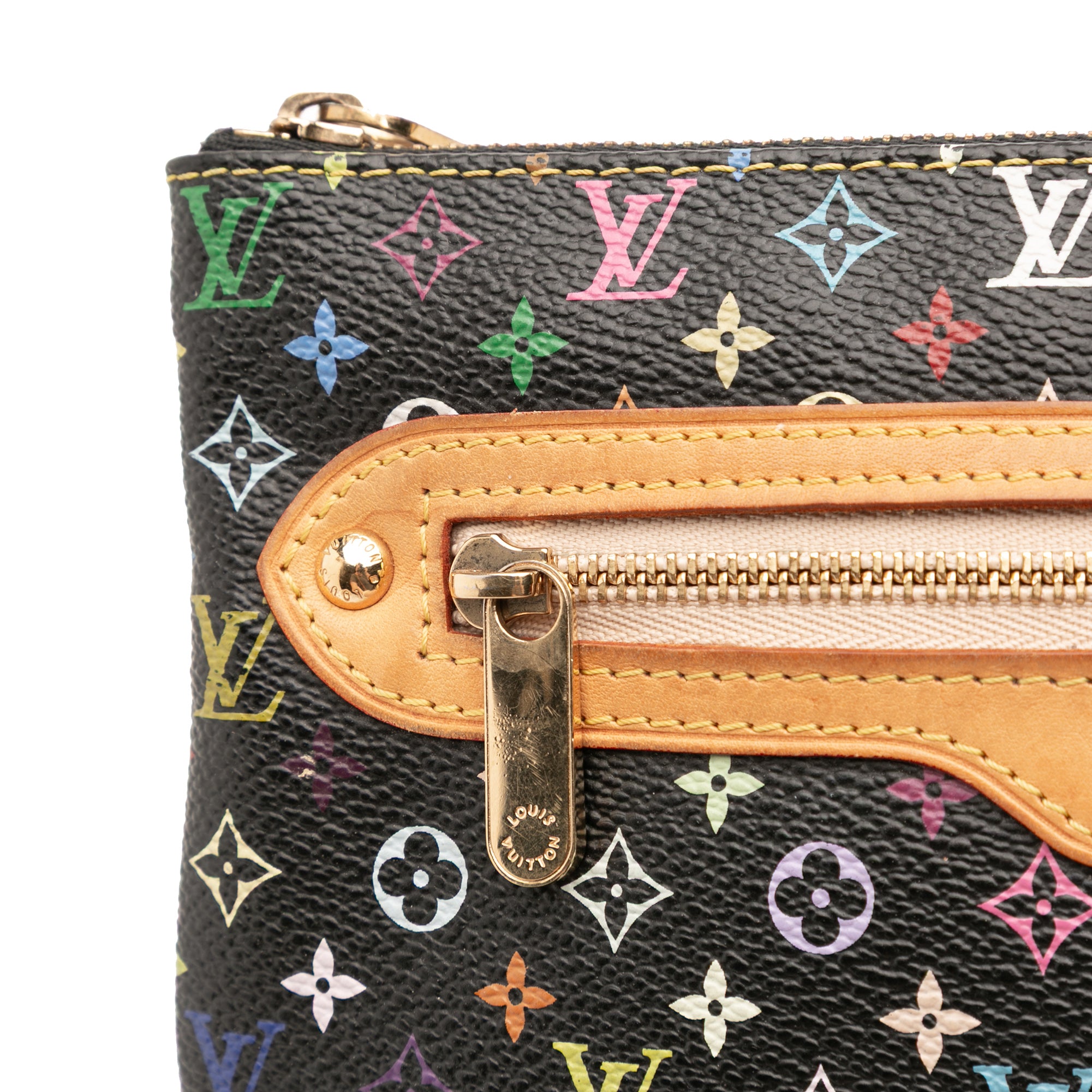 Monogram Multicolore Pochette Plate GM