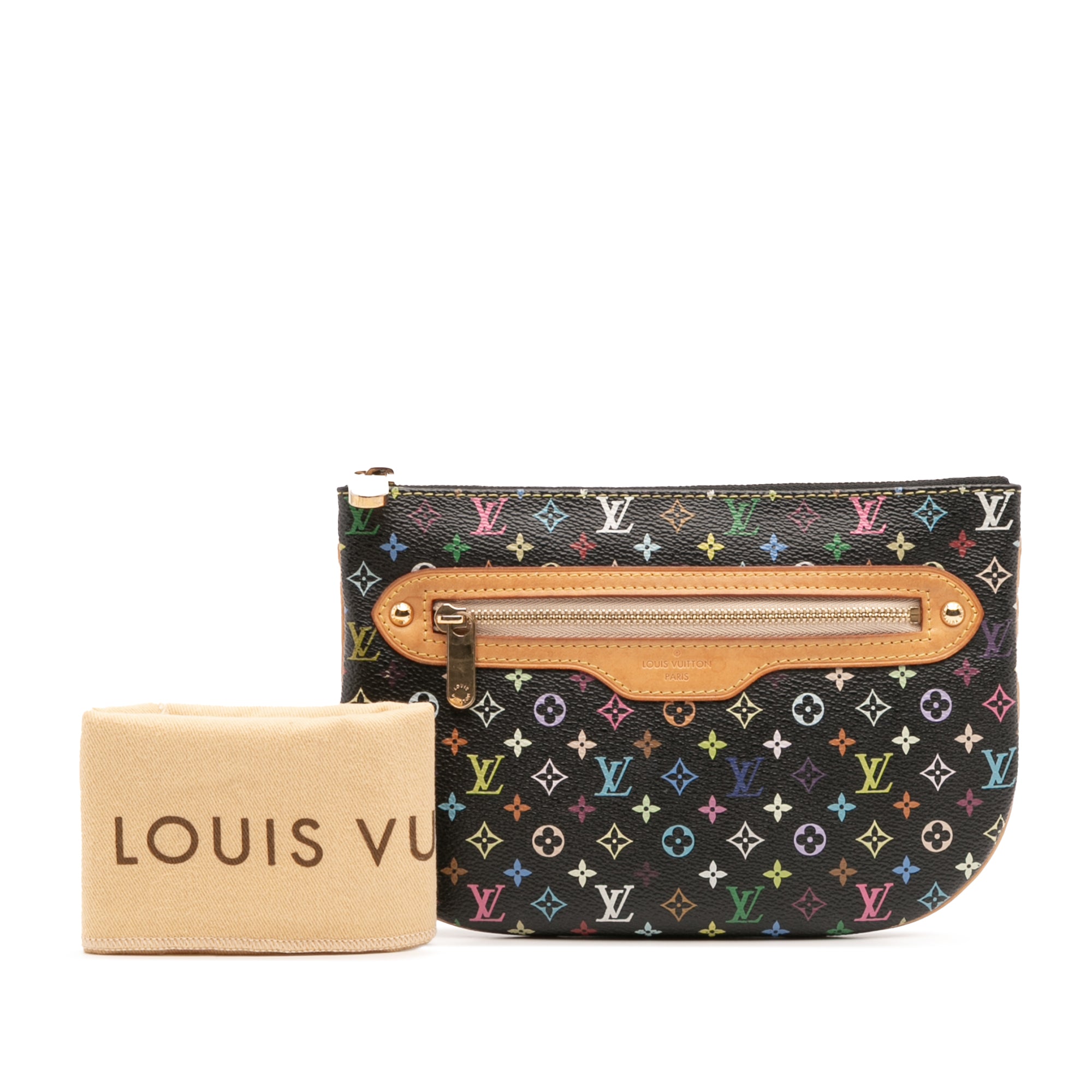 Monogram Multicolore Pochette Plate GM