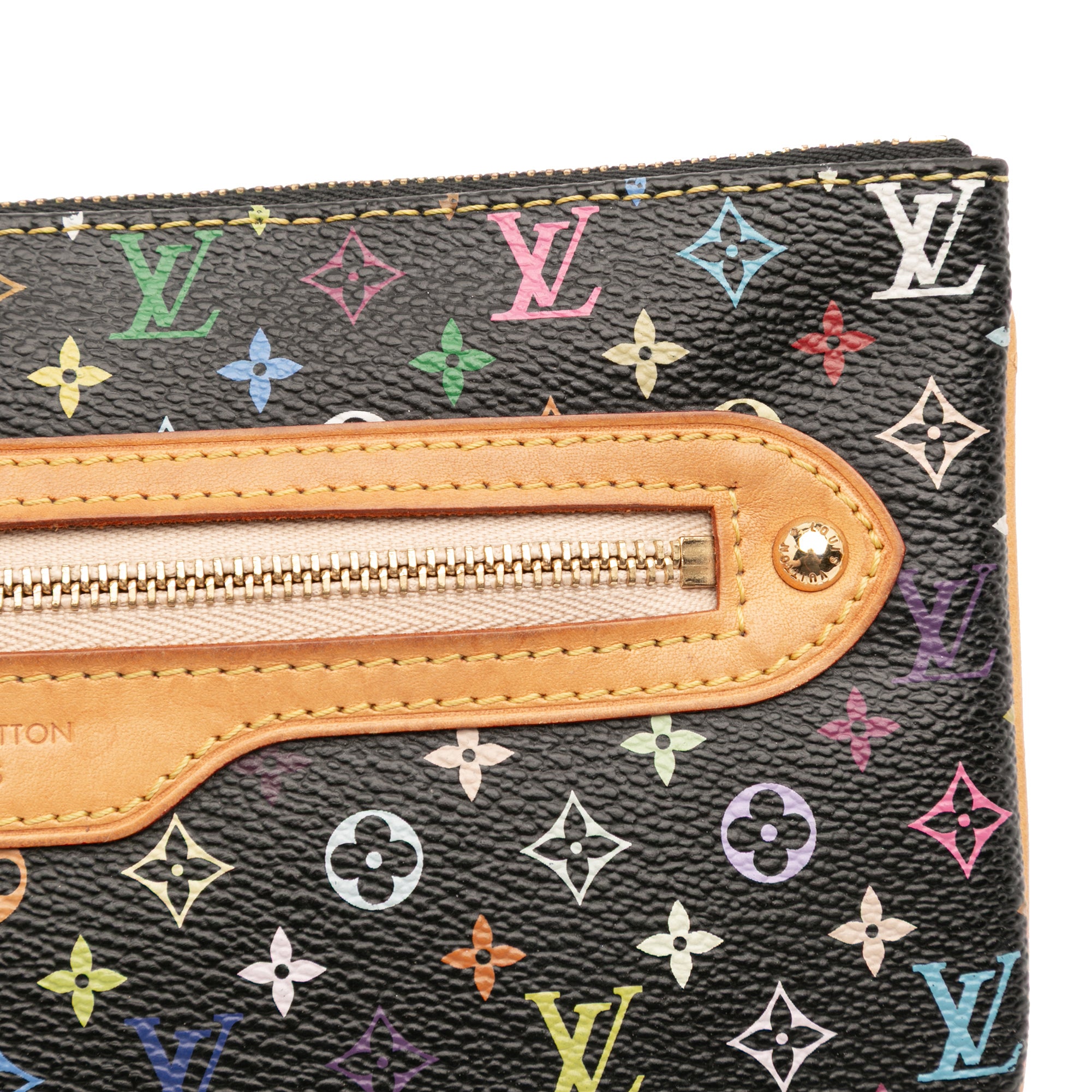 Monogram Multicolore Pochette Plate GM