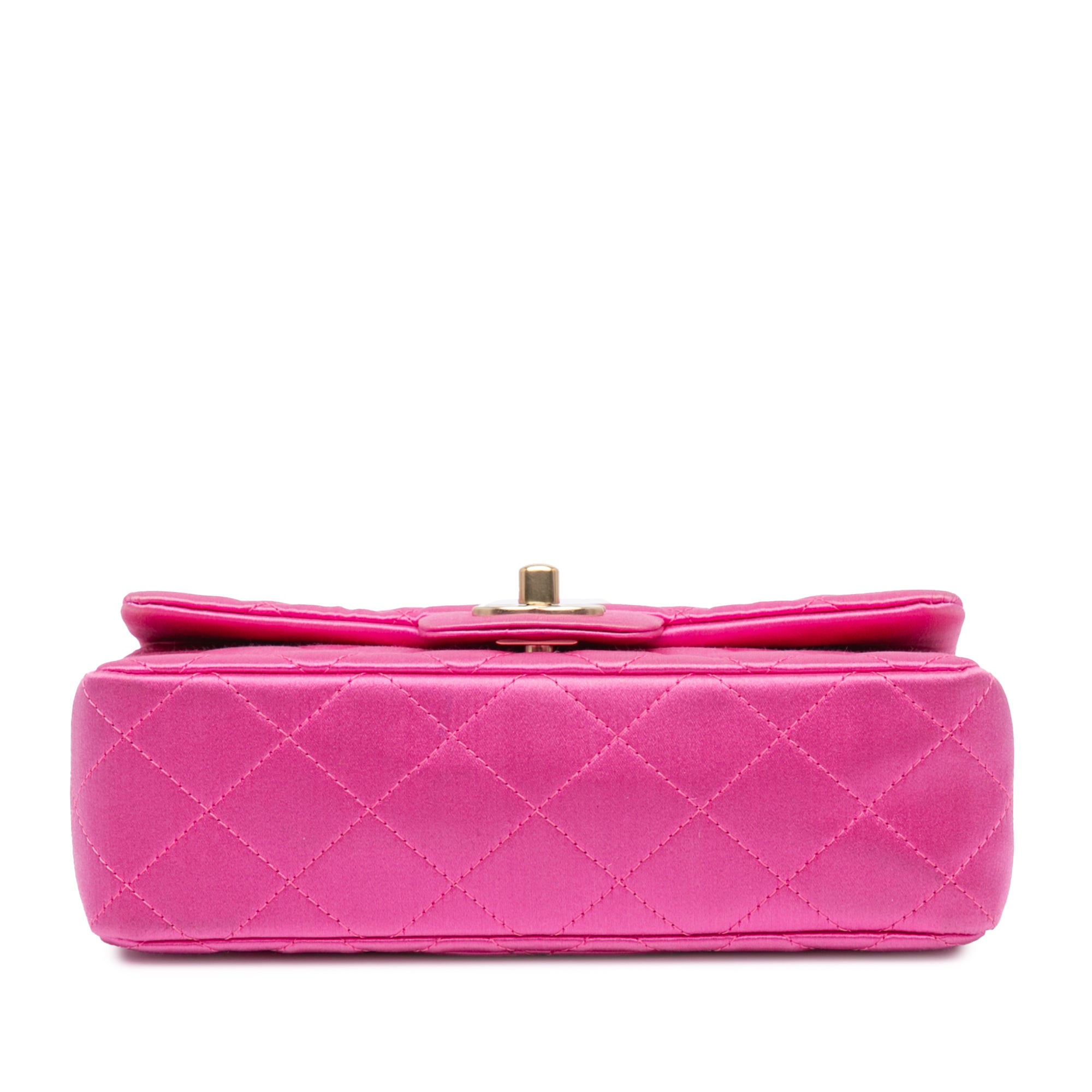 Mini Rectangular Classic Satin Single Flap