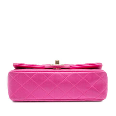 Mini Rectangular Classic Satin Single Flap