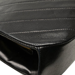CC Chevron Lambskin Frame Chain Shoulder Bag