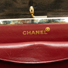 CC Chevron Lambskin Frame Chain Shoulder Bag