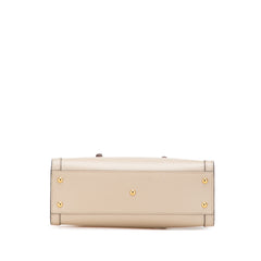 Small Leather Bamboo Diana Satchel