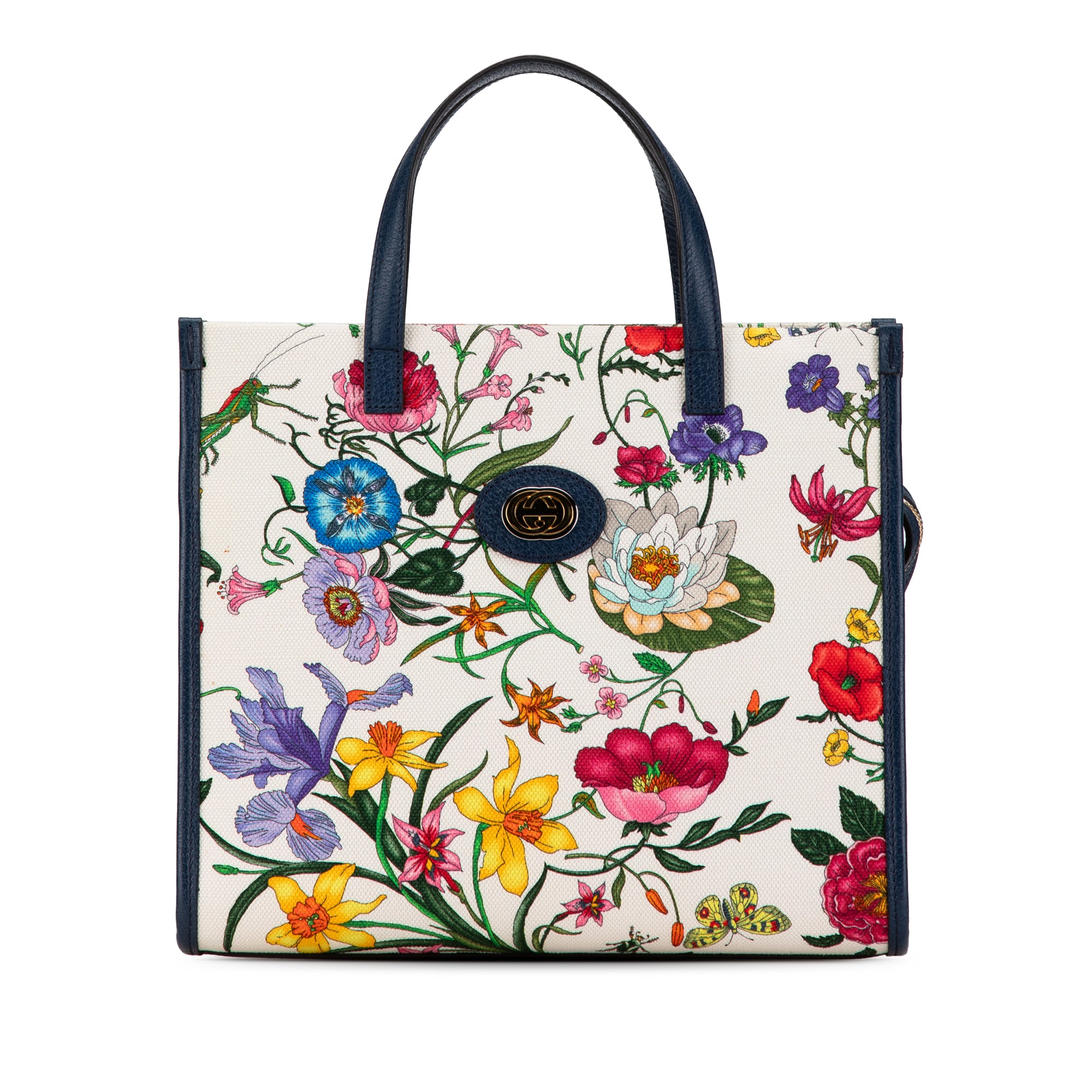 Medium Canvas Flora Satchel