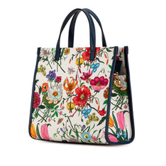 Medium Canvas Flora Satchel