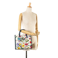 Medium Canvas Flora Satchel