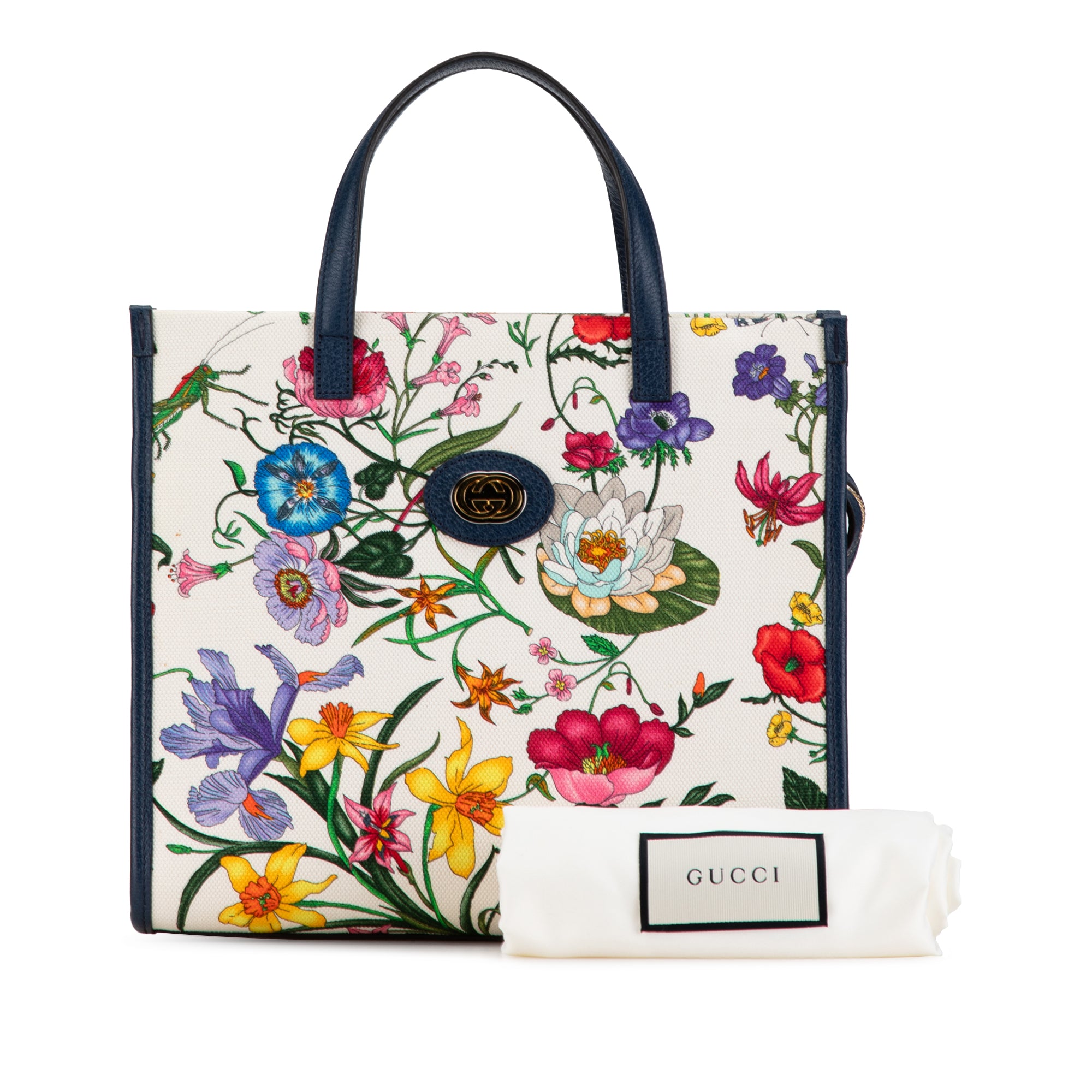 Medium Canvas Flora Satchel