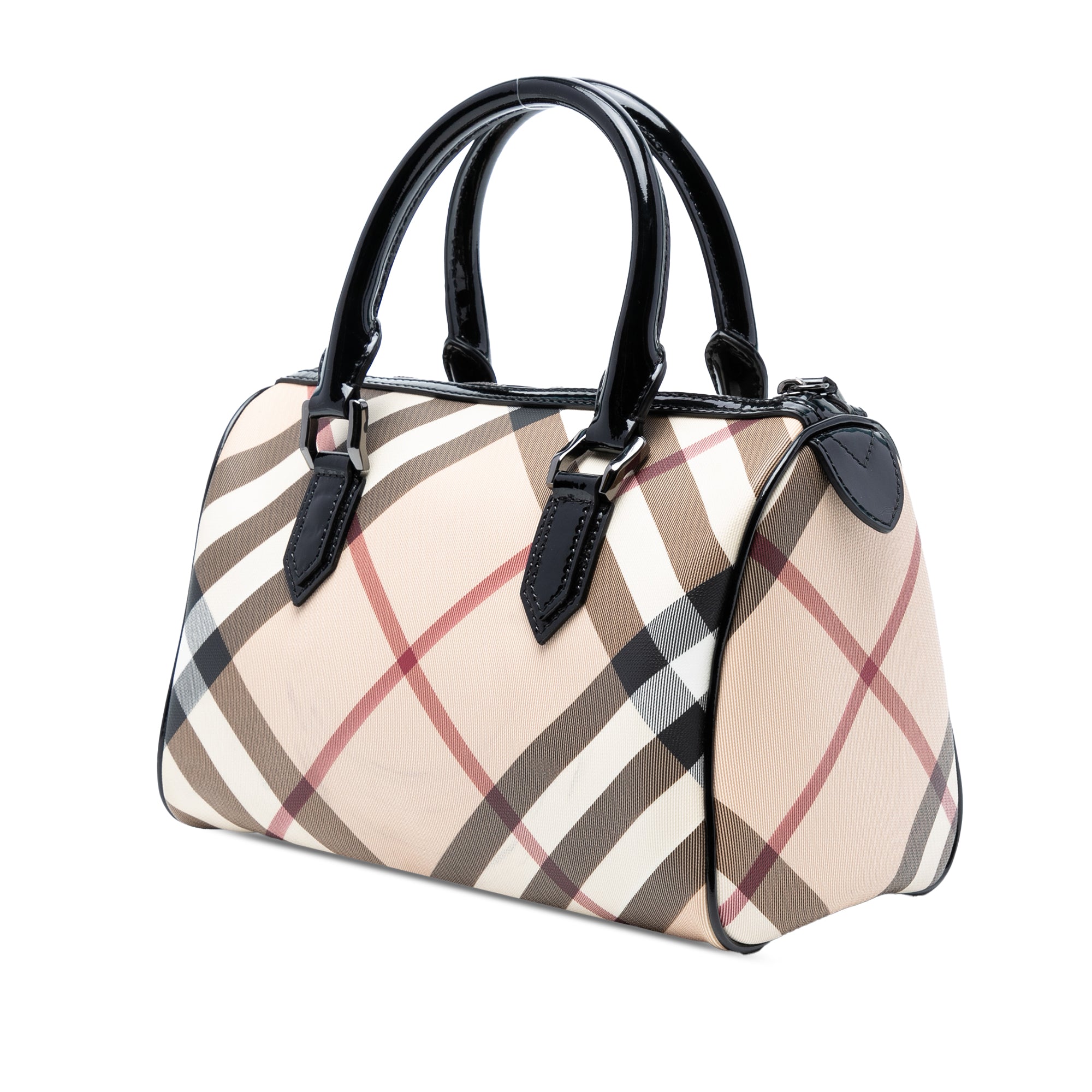 Supernova Check Canvas Chester Boston Bag