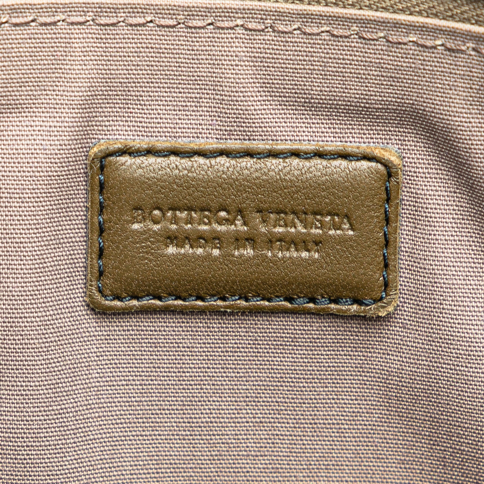Nappa Intrecciato Stitched Clutch