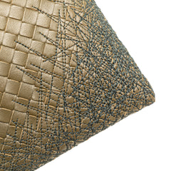 Nappa Intrecciato Stitched Clutch