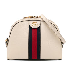Small Leather Ophidia Dome Crossbody