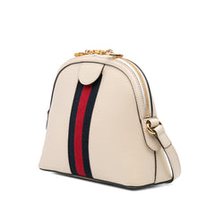 Small Leather Ophidia Dome Crossbody