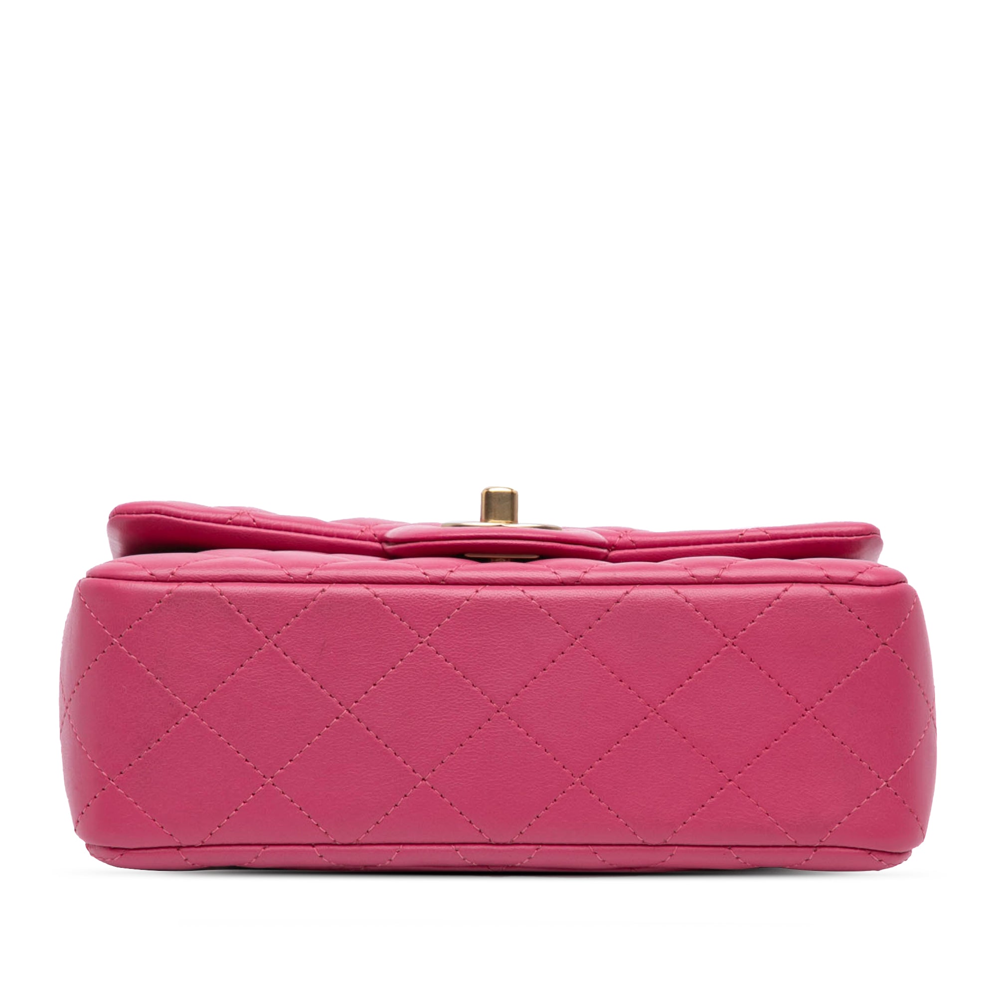 Mini Rectangular Classic Lambskin Single Flap