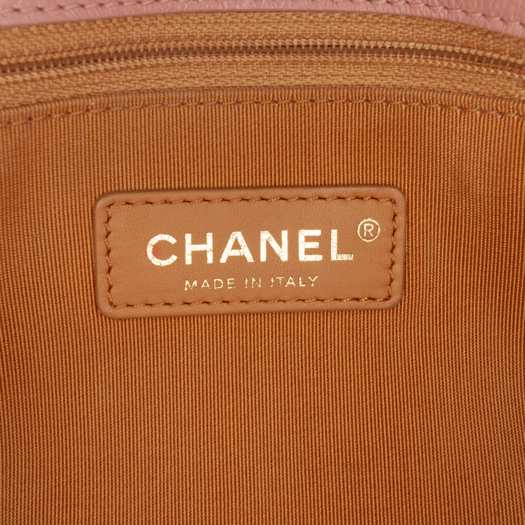 Quilted Lambskin Curved Flap