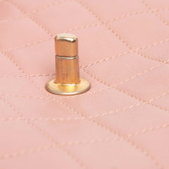 Quilted Lambskin Curved Flap