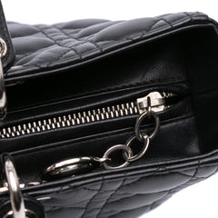 Large Lambskin Cannage Lady Dior