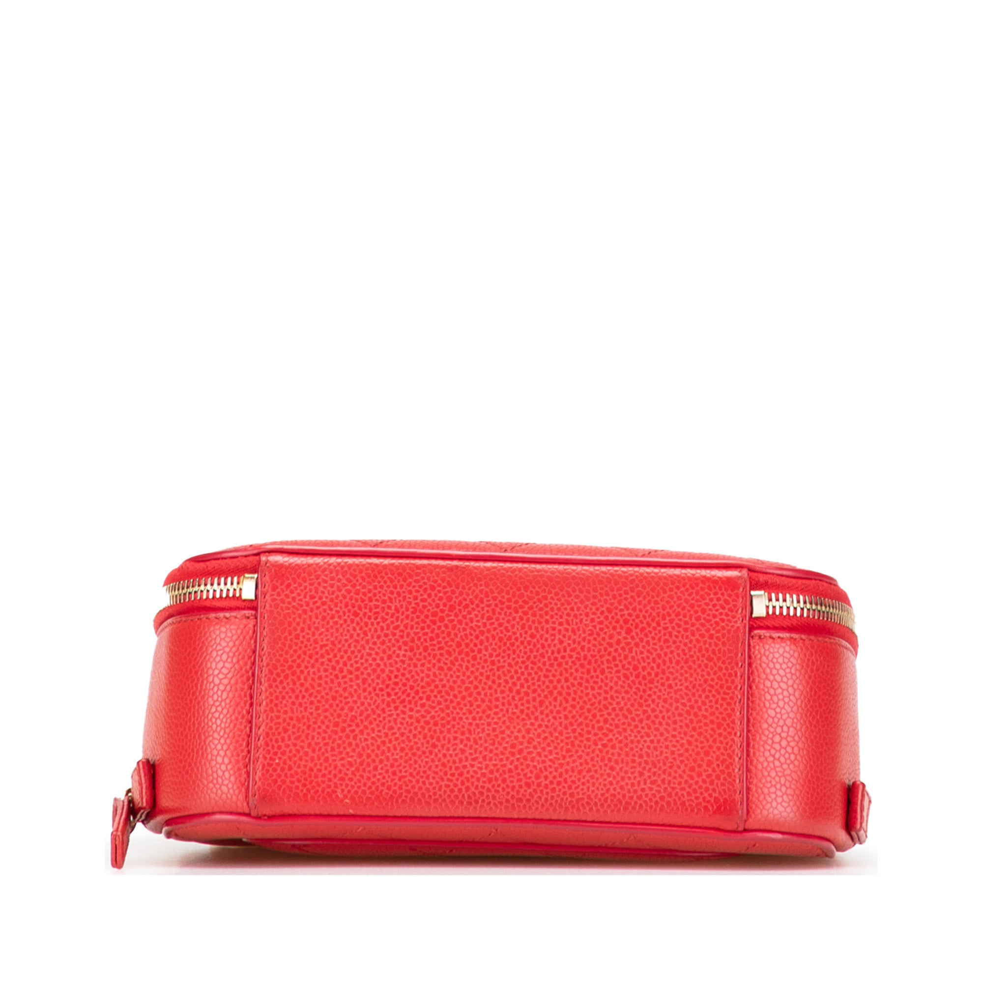 Small Quilted Caviar Top Handle Camera Bag