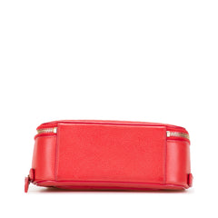Small Quilted Caviar Top Handle Camera Bag