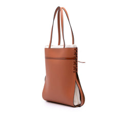 Leather Ikebana Tote