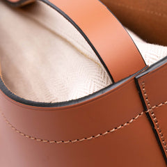 Leather Ikebana Tote