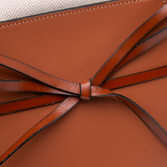 Leather Ikebana Tote
