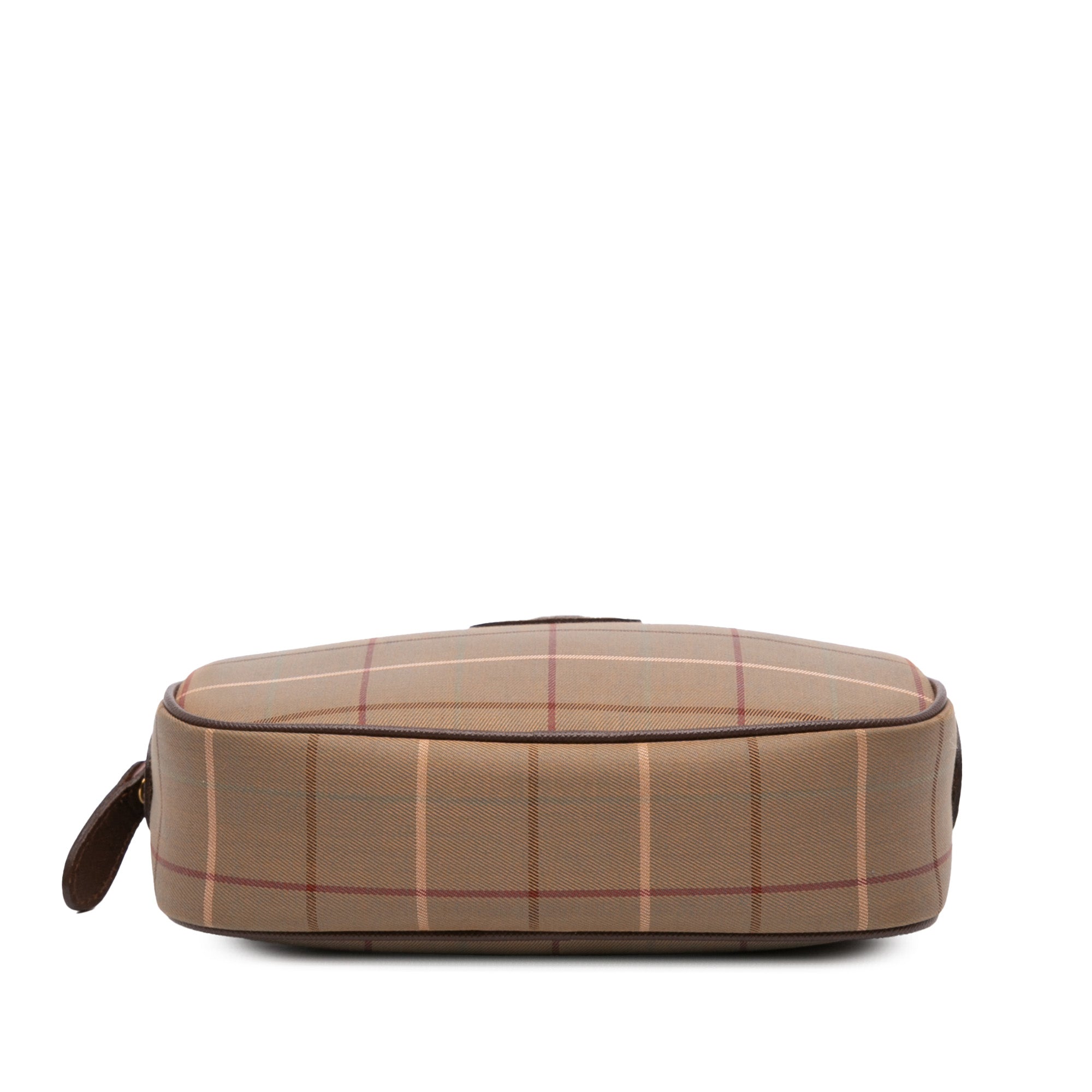 Vintage Check Canvas Clutch