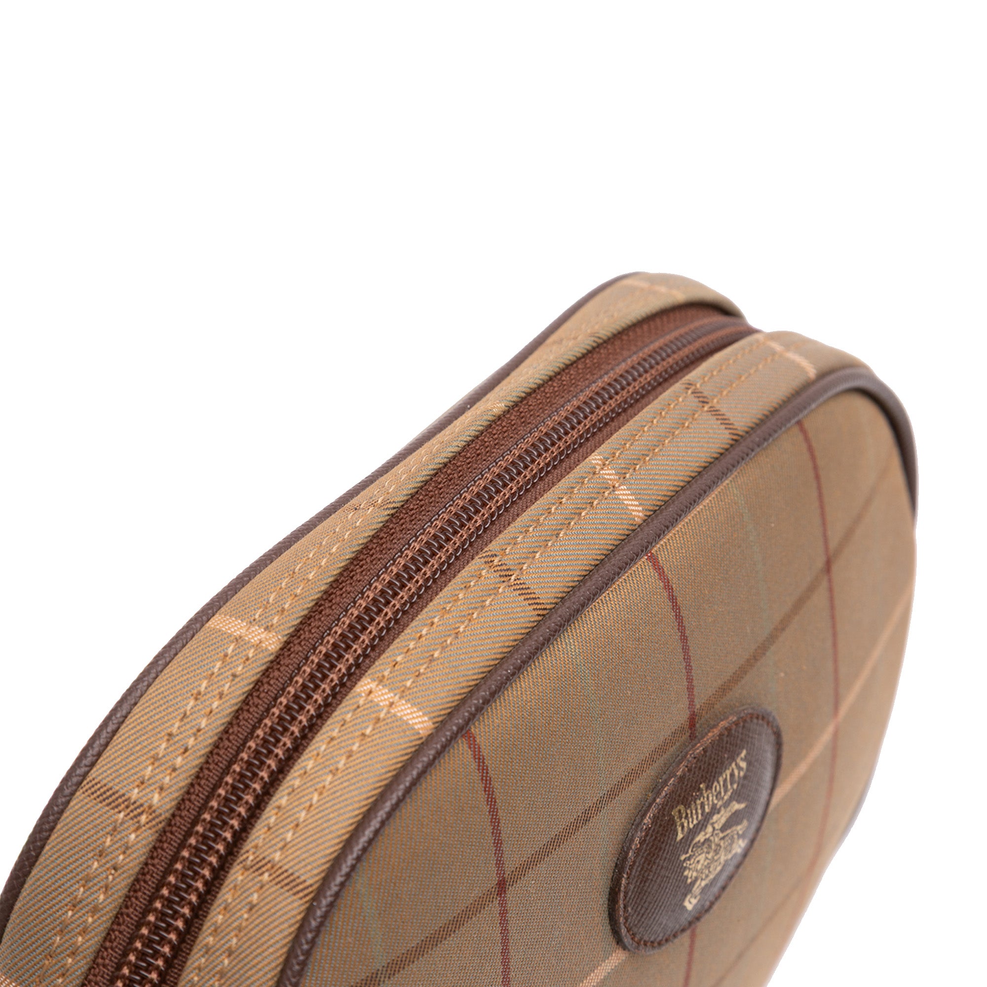 Vintage Check Canvas Clutch