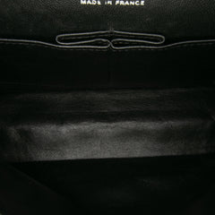 Medium Classic Bicolor Quilted Lambskin Double Flap