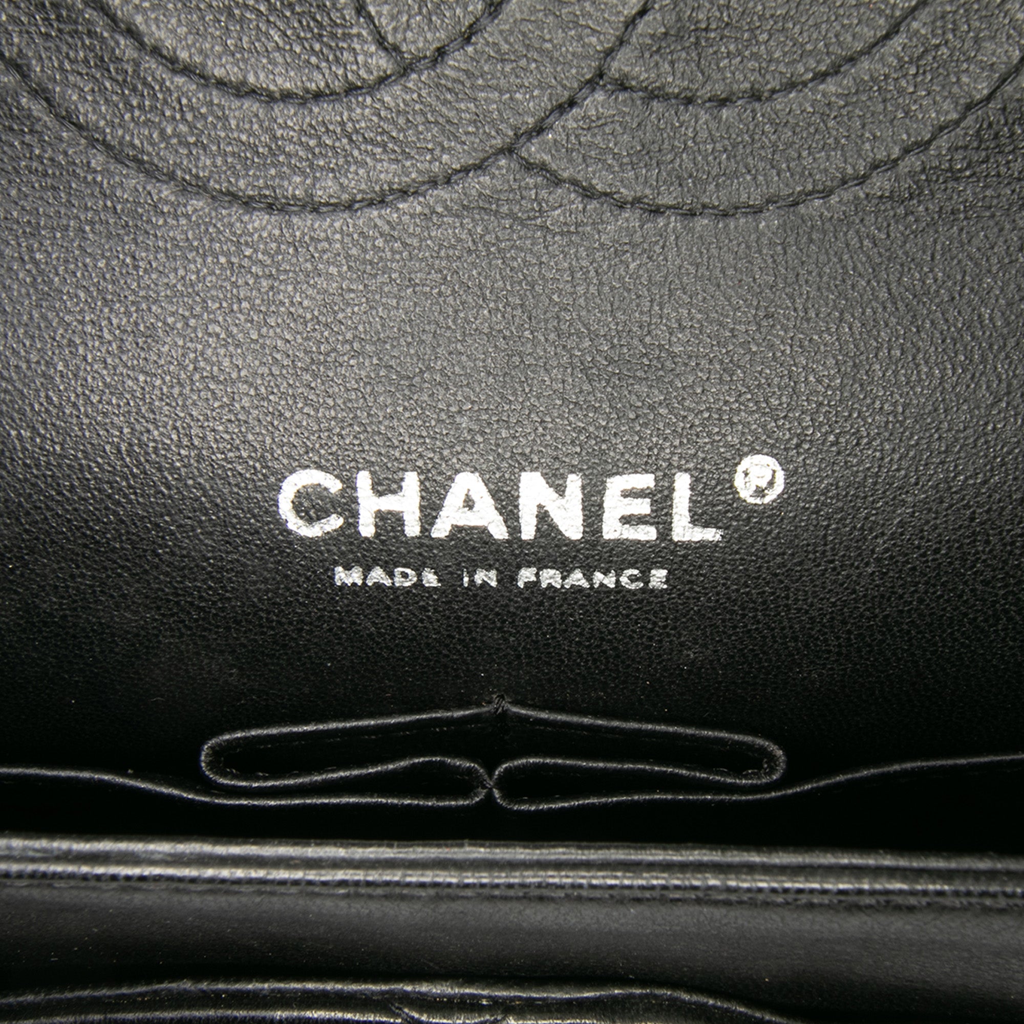 Medium Classic Bicolor Quilted Lambskin Double Flap