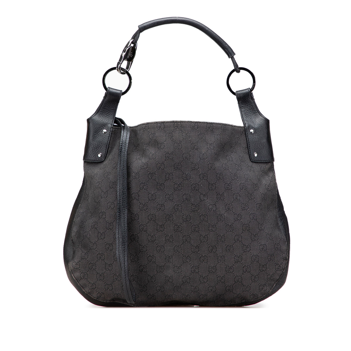 Large GG Denim Hobo