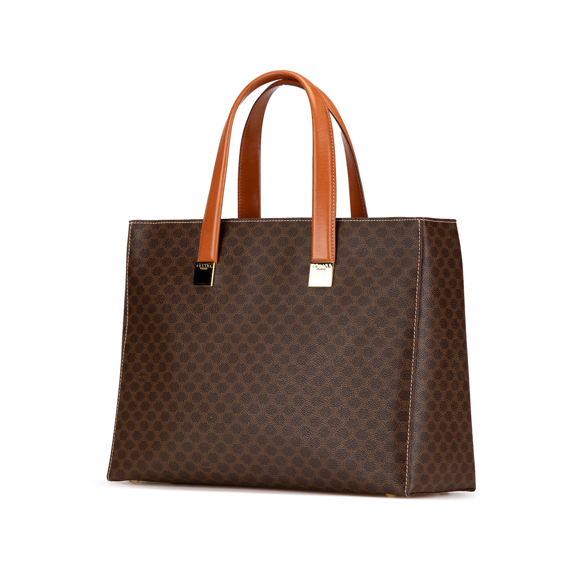 Macadam Coated Canvas Tote