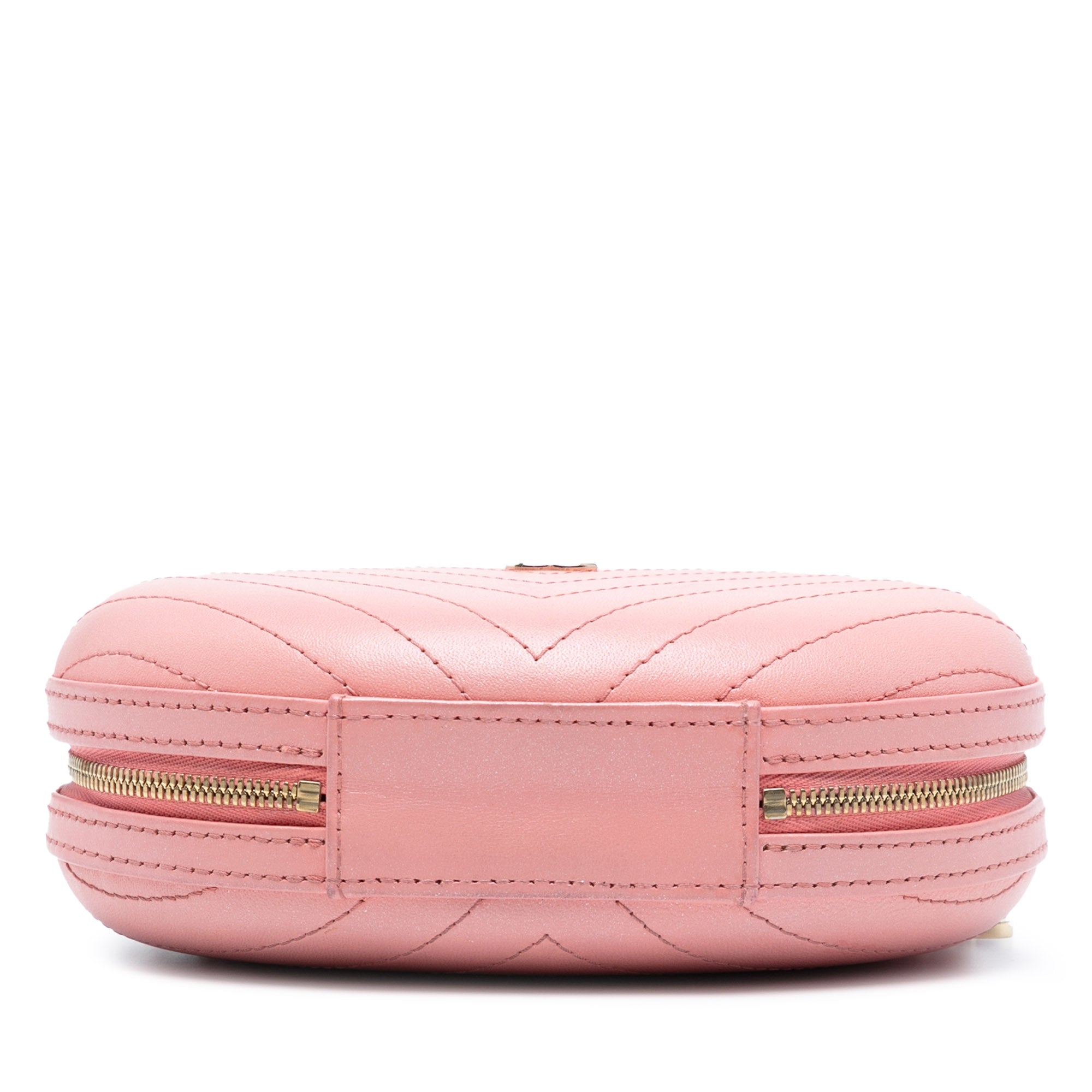 Chevron Stitched Calfskin La Pausa Evening Bag