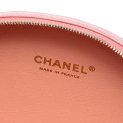 Chevron Stitched Calfskin La Pausa Evening Bag