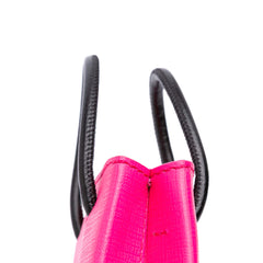 Mini Calfskin Logo Shopping Phone Holder