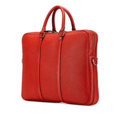 Leather Diamante Business Bag