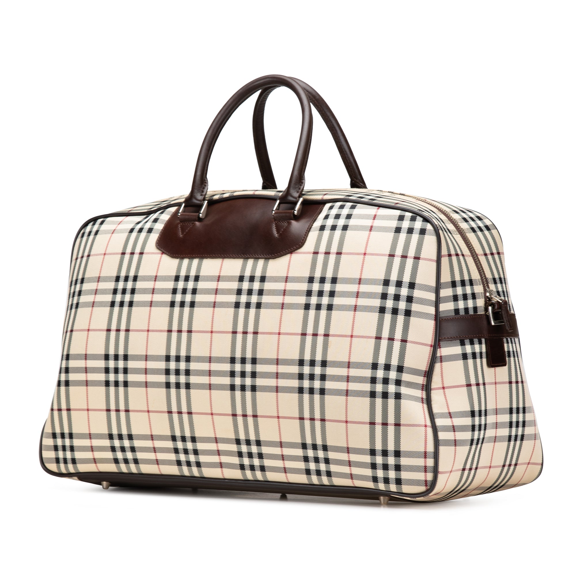 House Check Canvas Travel Bag