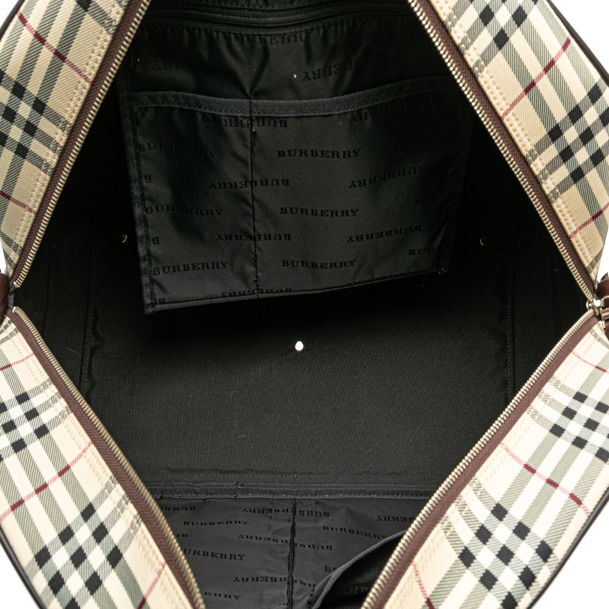 House Check Canvas Travel Bag