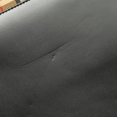 House Check Trimmed Leather Tote