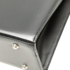 House Check Trimmed Leather Tote