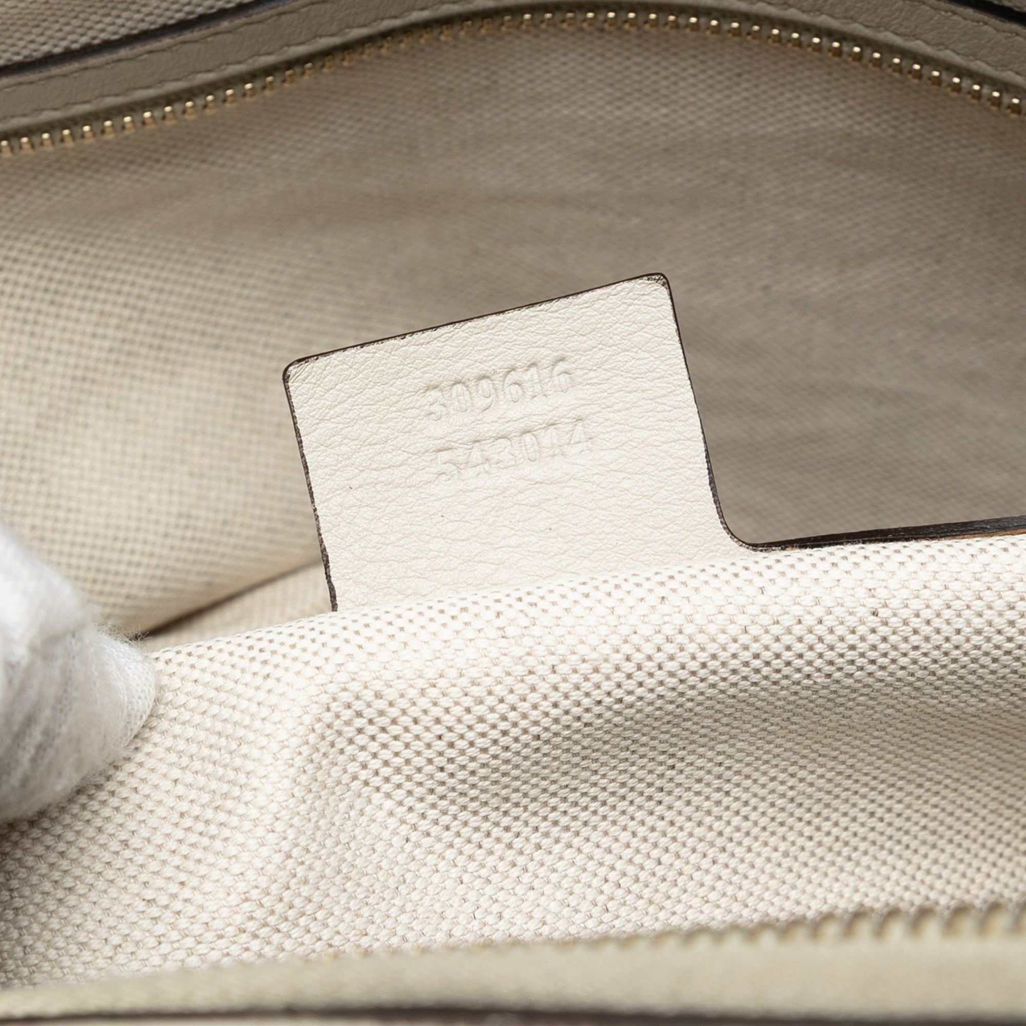 Large Microguccissima Nice Dome Top Handle Bag