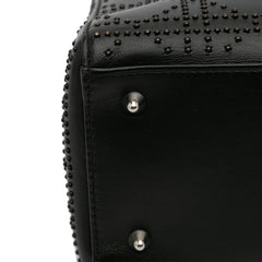 Medium Calfskin Cannage Studded Lady Dior