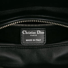 Medium Calfskin Cannage Studded Lady Dior