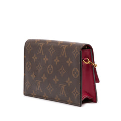 Monogram Flore Wallet On Chain