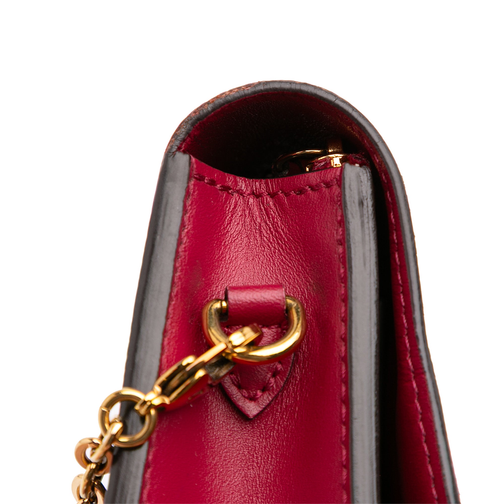 Monogram Flore Wallet On Chain