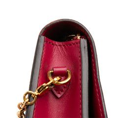 Monogram Flore Wallet On Chain