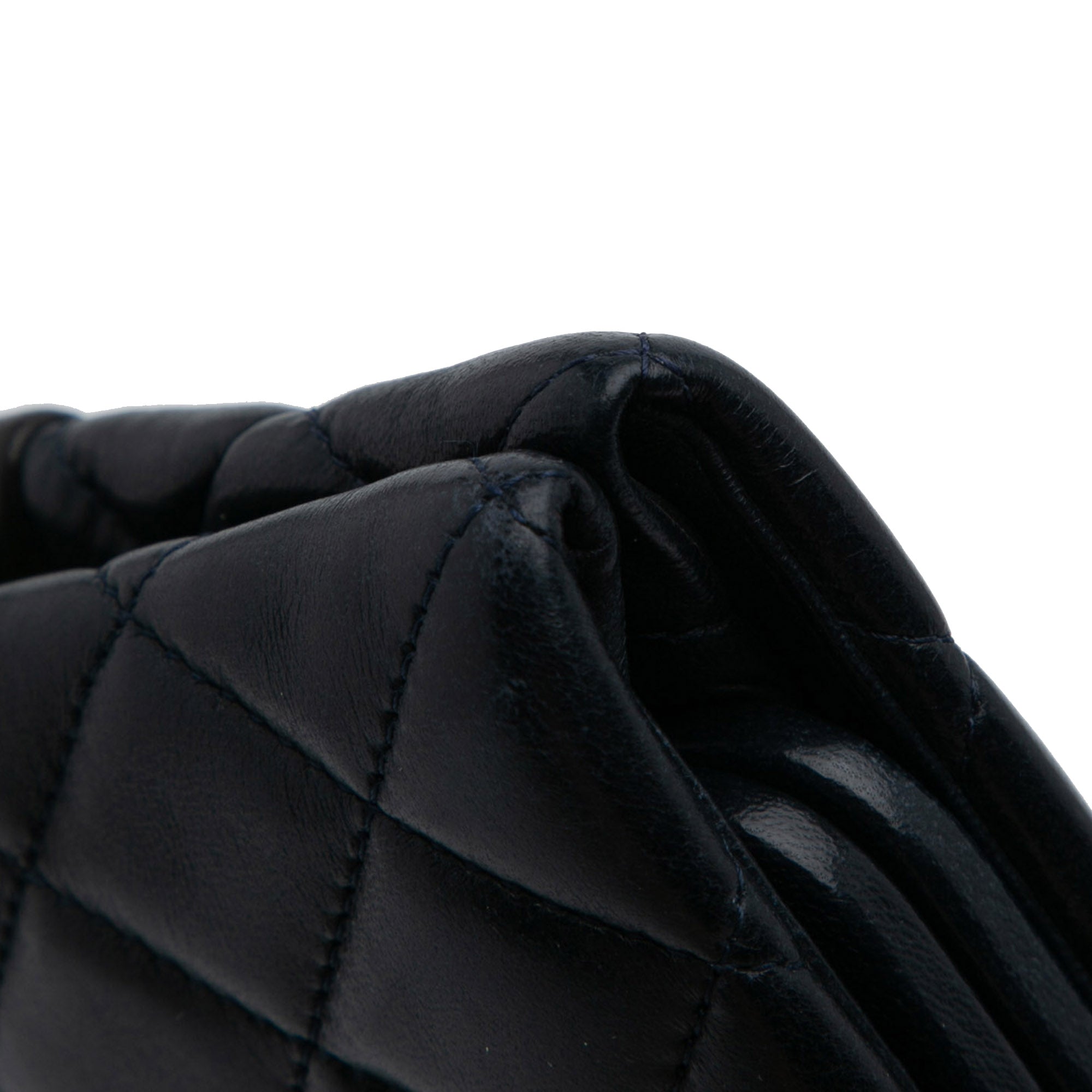 CC Quilted Lambskin Pearl Clutch