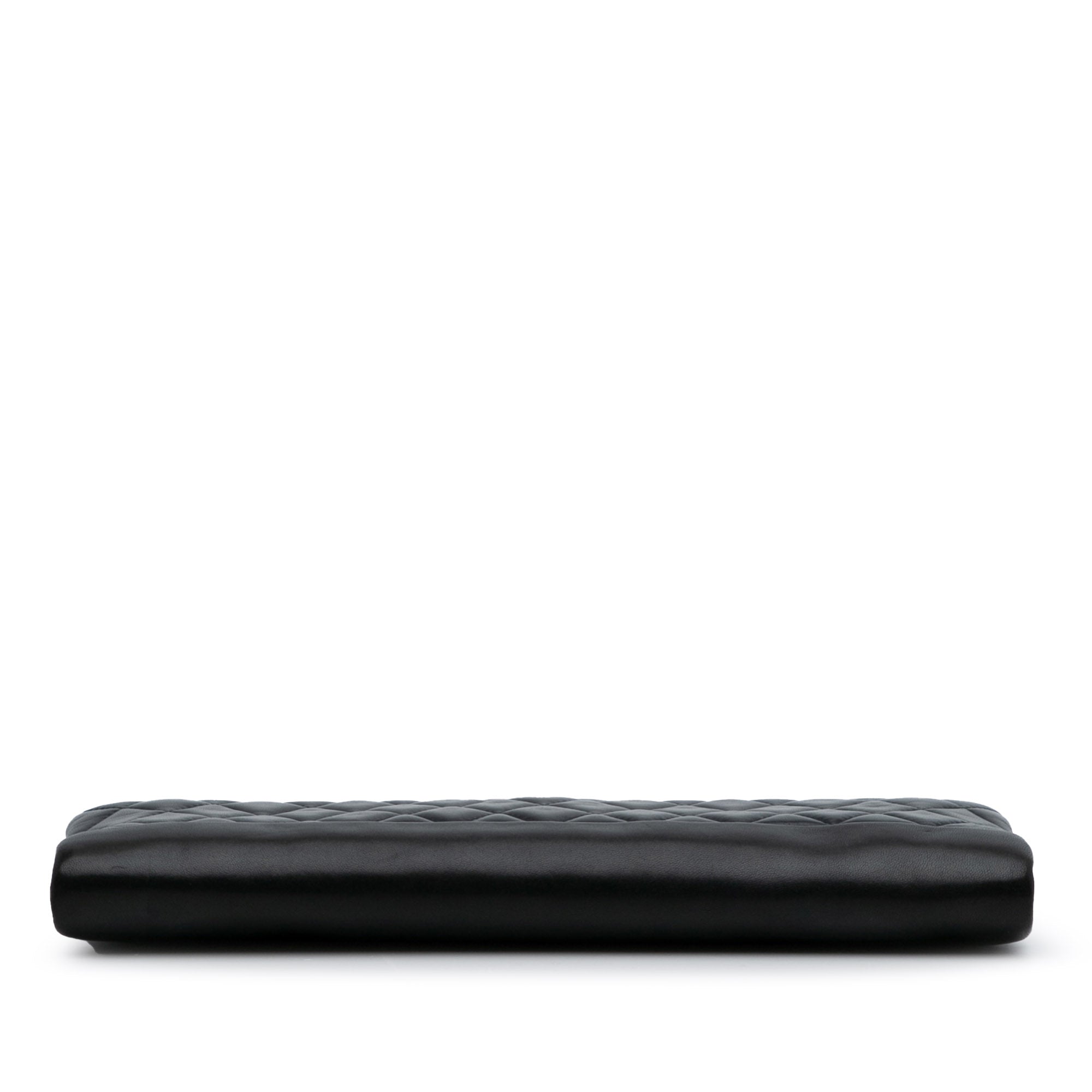 CC Quilted Lambskin Pearl Clutch