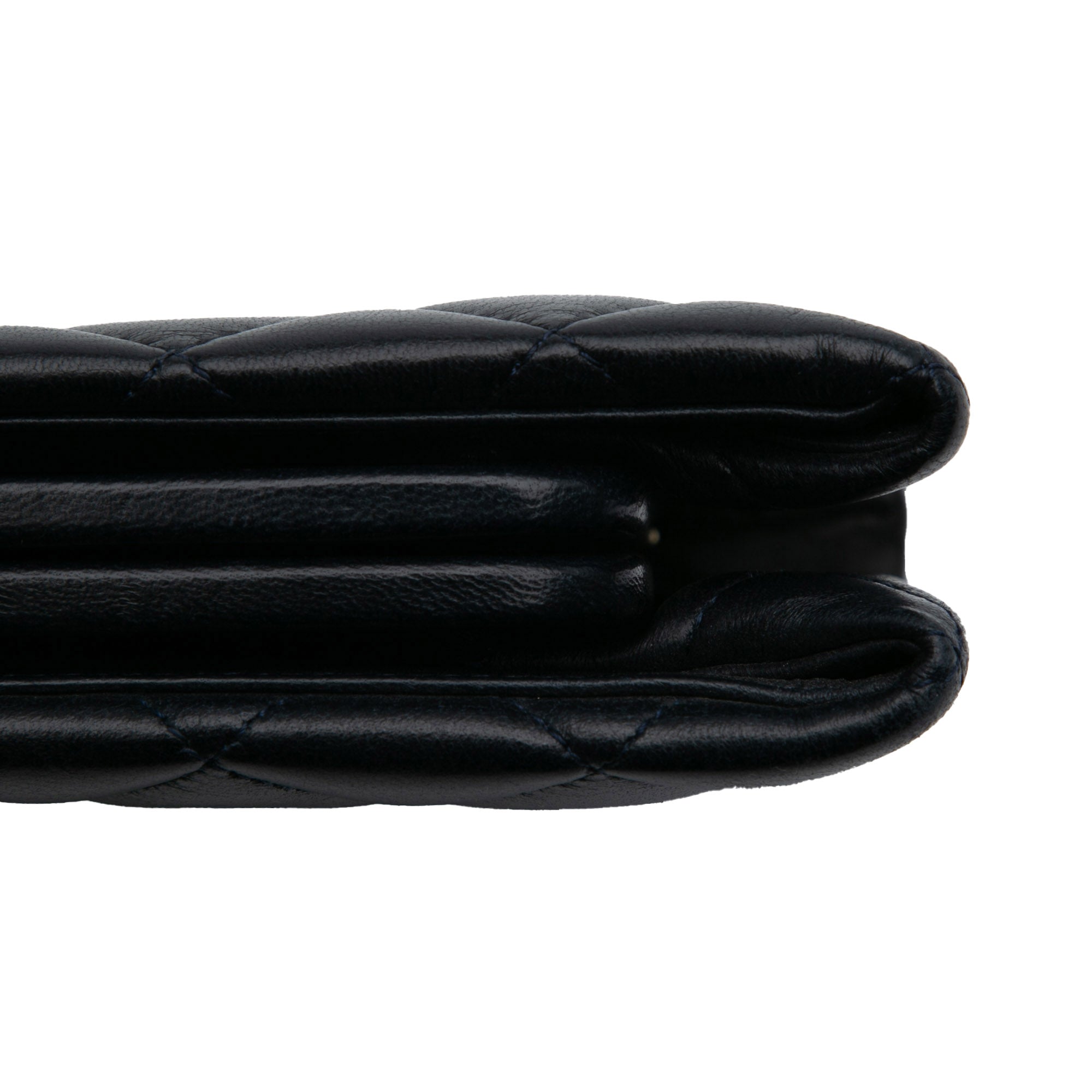 CC Quilted Lambskin Pearl Clutch