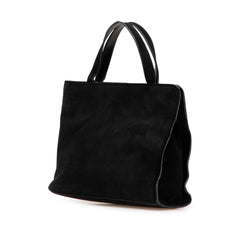 Suede Handbag